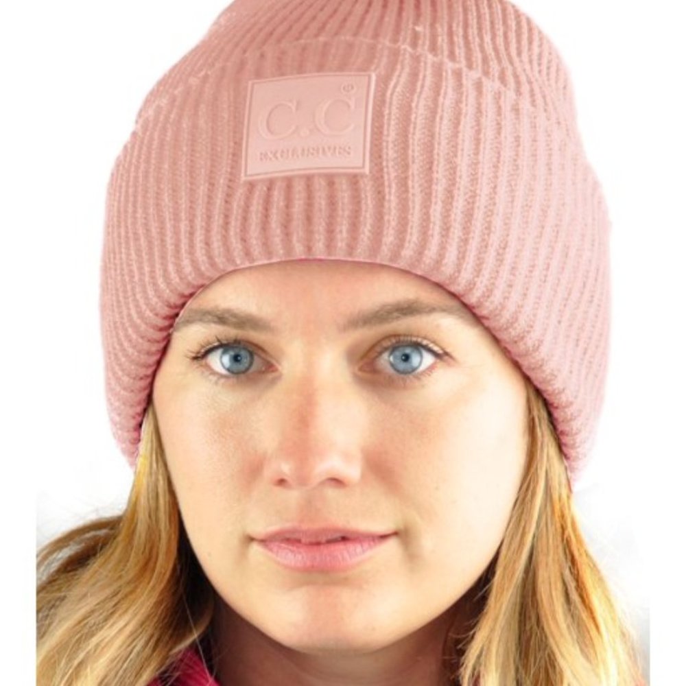 NEW Winter Light Pink C.C. Beanie Hat